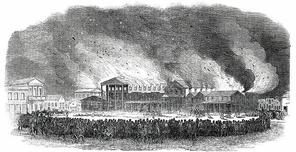 Destructive Fire at San Francisco - 400 Buildings Burnt, 1850. Creator: Unknown