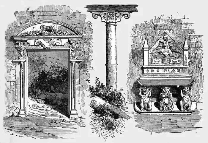 Framed Print : Details of Jesuit architecture in Paraguay; A visit to Paraguay during the war, 1875. Creator: Unknown Framed Print : Details of Jesuit architecture in Paraguay; A visit to Paraguay during the war, 1875. Creator: Unknown