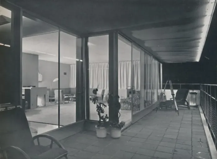 Framed Print : Details of Richard J. Neutras Multistory House, 1942 Framed Print : Details of Richard J. Neutras Multistory House, 1942