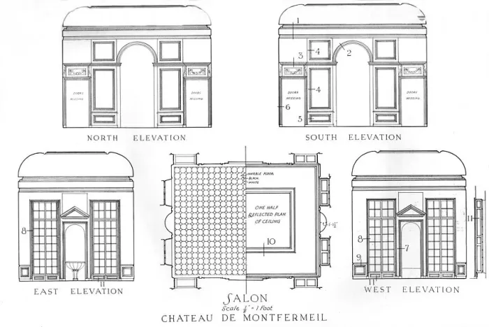 Framed Print : Details of the salons, Chateau de Montfermeil, Paris, 1924 Framed Print : Details of the salons, Chateau de Montfermeil, Paris, 1924