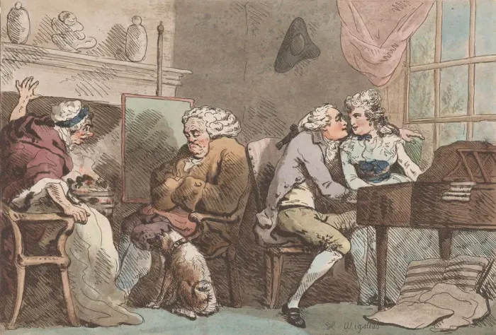 Framed Print : The Detection, June 15, 1796. June 15, 1796. Creator: Thomas Rowlandson Framed Print : The Detection, June 15, 1796. June 15, 1796. Creator: Thomas Rowlandson