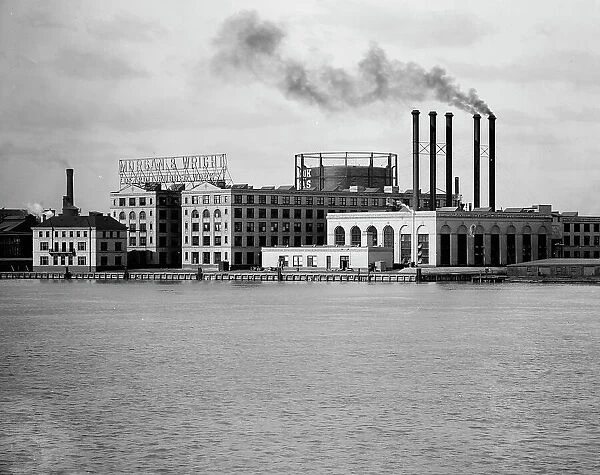 Detroit Rubber Works, Detroit, Mich. c1908. Creator: William H. Jackson