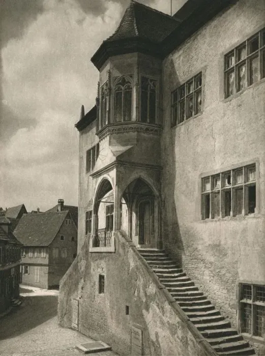 Framed Print : Dettelbach a. Main - Rathaus, 1931. Artist: Kurt Hielscher Framed Print : Dettelbach a. Main - Rathaus, 1931. Artist: Kurt Hielscher
