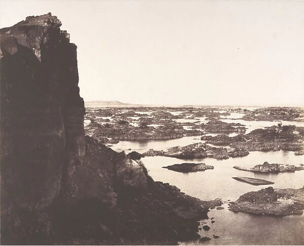 Deuxieme Cataracte, Rocher d Aboucir, Rapides et Ilots Granitiques, 1851