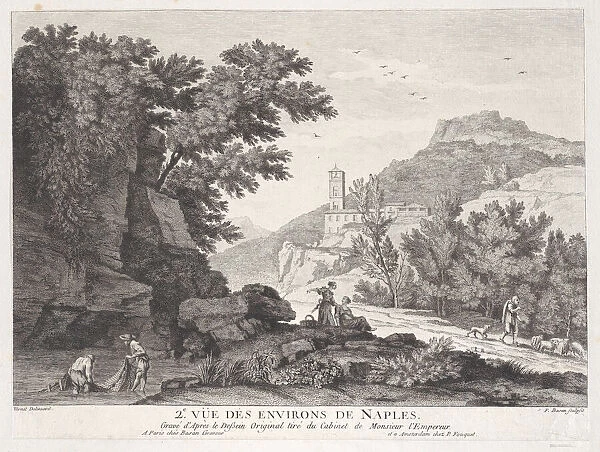 Deuxieme Vue des Environs de Naples, ca. 1765. Creator: Pierre François Basan