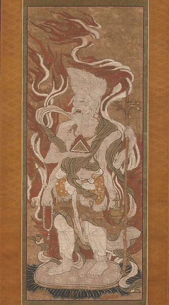 One of the Twelve Devas: Katen, 14th century. Creator: Unknown