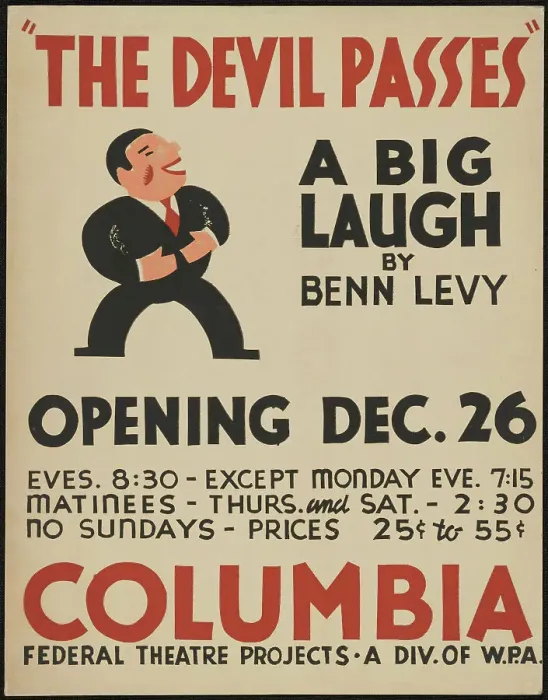 Framed Print : The Devil Passes, San Francisco, 1936. Creator: Unknown Framed Print : The Devil Passes, San Francisco, 1936. Creator: Unknown