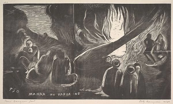 The Devil Speaks, 1893-94. Creator: Paul Gauguin