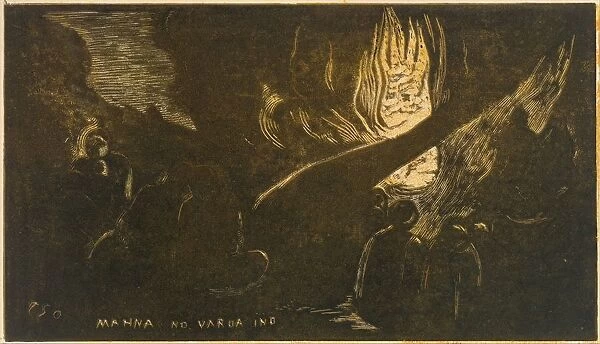 The Devil Speaks (Mahna No Varua Ino), from Fragrance (Noa Noa), 1893-94. 1893-94