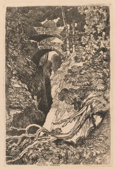 Framed Print : Devils Bridge, Cardiganshire, 1837. Creator: John Sell Cotman (British, 1782-1842) Framed Print : Devils Bridge, Cardiganshire, 1837. Creator: John Sell Cotman (British, 1782-1842)