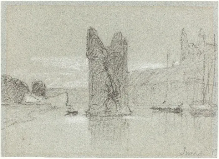 Framed Print : The Devil's Tower, 1833 / 1834. Creator: John Sell Cotman