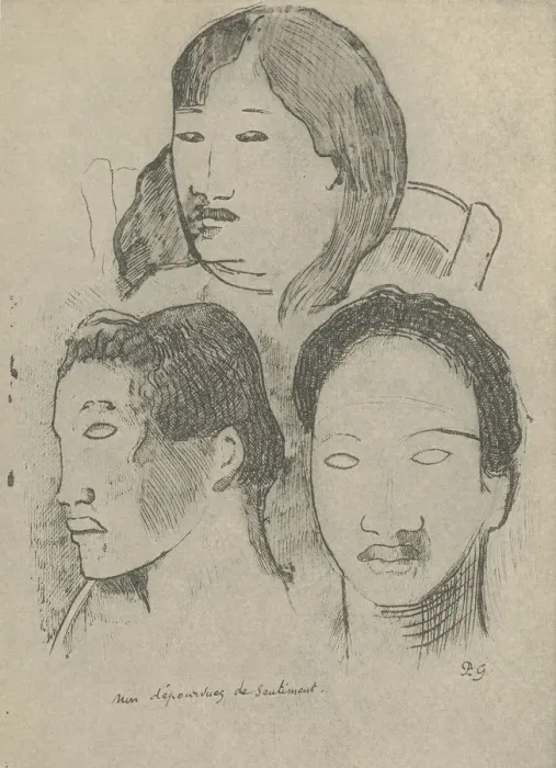 Framed Print : Not Devoid of Feeling, 1936. Artist: Paul Gauguin Framed Print : Not Devoid of Feeling, 1936. Artist: Paul Gauguin