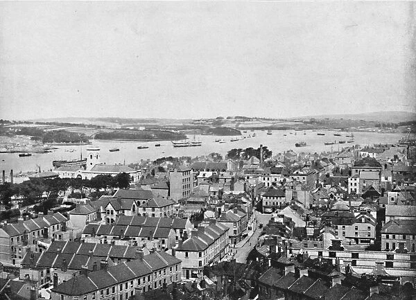 Devonport and the Hamoaze: From the Column, c1896. Artist: Frith & Co