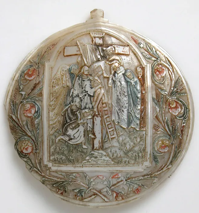 Framed Print : Devotional Plaque, German, late 15th century. Creator: Unknown Framed Print : Devotional Plaque, German, late 15th century. Creator: Unknown