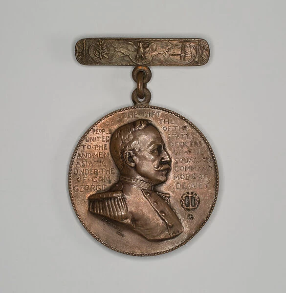 Dewey medal, c. 1898. Creator: Tiffany & Co