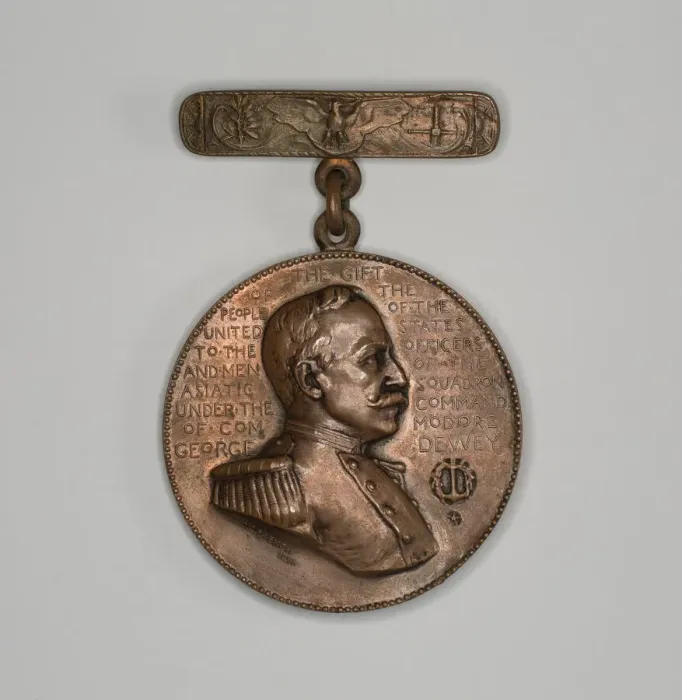 Framed Print : Dewey medal, c. 1898. Creator: Tiffany & Co Framed Print : Dewey medal, c. 1898. Creator: Tiffany & Co