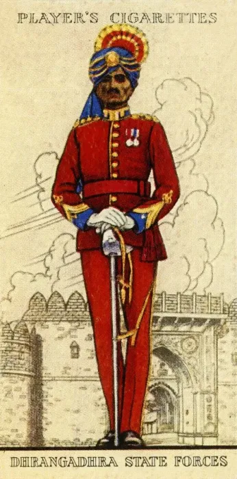 Framed Print : Dhrangadhra State Forces, 1936. Creator: Unknown Framed Print : Dhrangadhra State Forces, 1936. Creator: Unknown