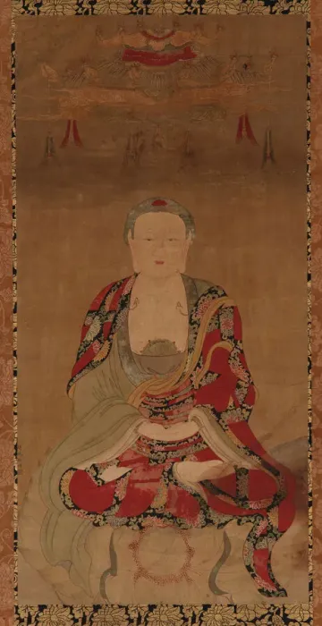Framed Print : Dhyani Buddha, Ming dynasty, (16th-17th century?). Creator: Unknown Framed Print : Dhyani Buddha, Ming dynasty, (16th-17th century?). Creator: Unknown