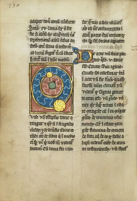 Framed Print : Diagram Showing the Orbits of the Sun and the Moon; De Natura Avium; De Pastoribus... 1277 or after Creator: Unknown Framed Print : Diagram Showing the Orbits of the Sun and the Moon; De Natura Avium; De Pastoribus... 1277 or after Creator: Unknown
