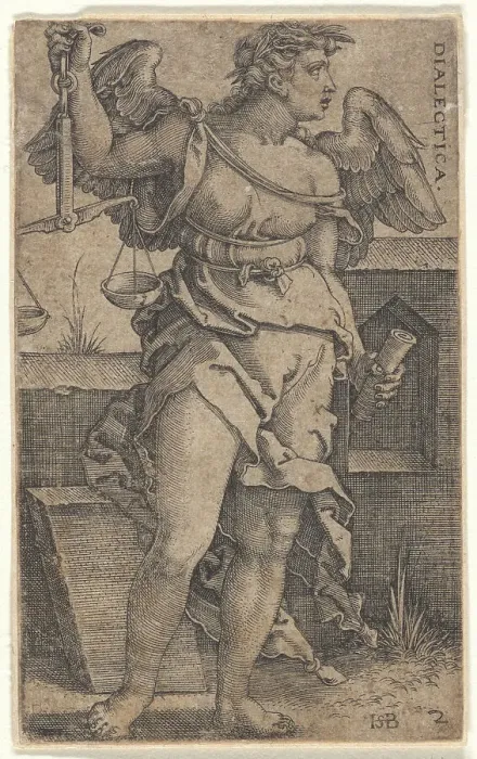 Framed Print : The Dialectic, from the episode The Seven Liberal Arts, 1530-1540. Creator: Beham, Hans Sebald (1500-1550). The Dialectic, from the episode The Seven Liberal Arts, 1530-1540. Creator: Beham, Hans Sebald (1500-1550) Framed Print : The Dialectic, from the episode The Seven Liberal Arts, 1530-1540. Creator: Beham, Hans Sebald (1500-1550). The Dialectic, from the episode The Seven Liberal Arts, 1530-1540. Creator: Beham, Hans Sebald (1500-1550)
