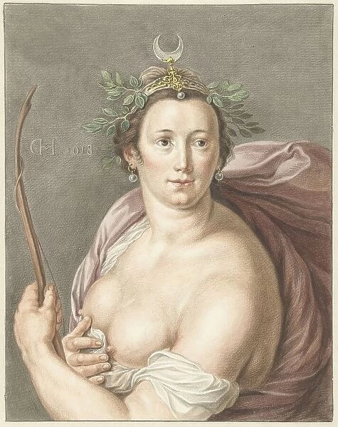 Diana, 1795. Creator: Abraham Delfos