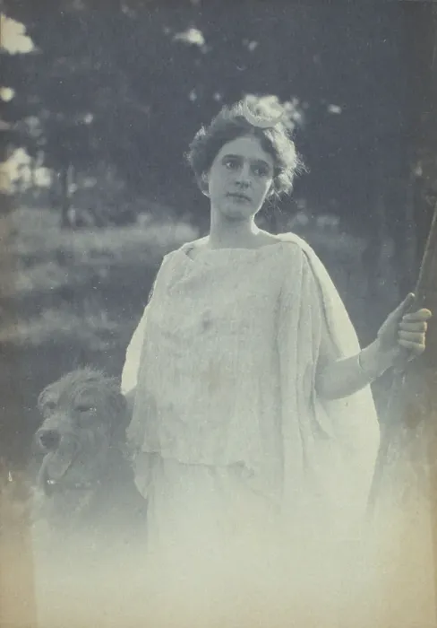 Framed Print : Diana, 1898. Creator: Emma Justine Farnsworth Framed Print : Diana, 1898. Creator: Emma Justine Farnsworth