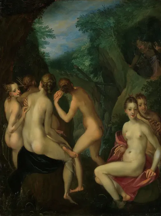 Framed Print : Diana and Actaeon, c1610-1615 Framed Print : Diana and Actaeon, c1610-1615