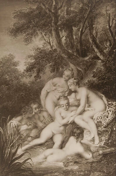 Diana bathing surrounded by five nymphs. Creator: Jacques Charlier