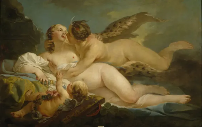 Framed Print : Diana and Callisto, 1745-1747. Artist: Pierre, Jean-Baptiste Marie (1714-1789) Framed Print : Diana and Callisto, 1745-1747. Artist: Pierre, Jean-Baptiste Marie (1714-1789)