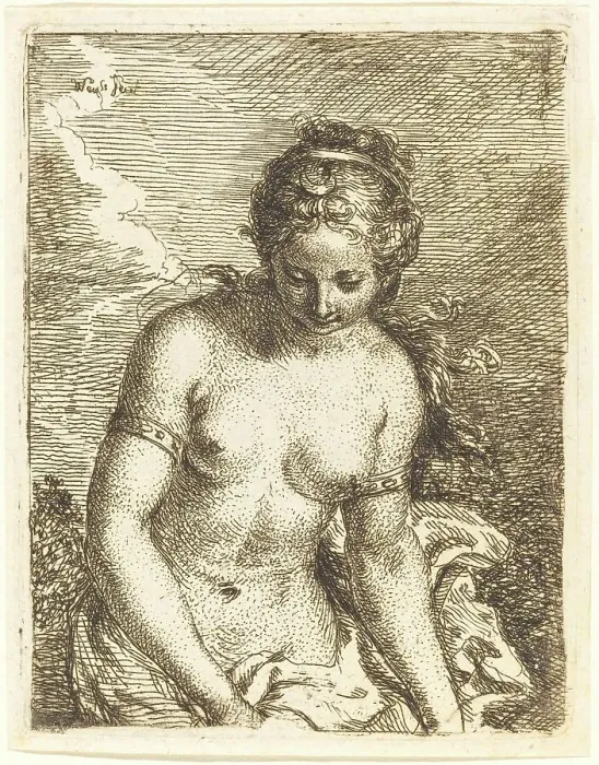 Framed Print : Diana. Creator: Bartholomaeus Ignaz Weiss Framed Print : Diana. Creator: Bartholomaeus Ignaz Weiss