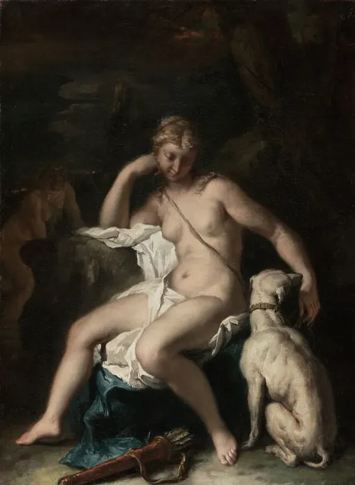 Framed Print : Diana and Her Dog, 1717-1720. Creator: Sebastiano Ricci Framed Print : Diana and Her Dog, 1717-1720. Creator: Sebastiano Ricci