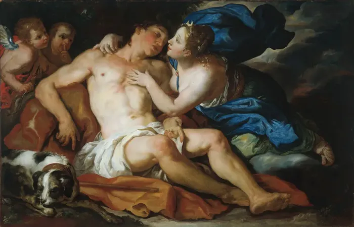 Framed Print : Diana and Endymion, 1690 / 95. Creator: Johann Michael Rottmayr Framed Print : Diana and Endymion, 1690 / 95. Creator: Johann Michael Rottmayr