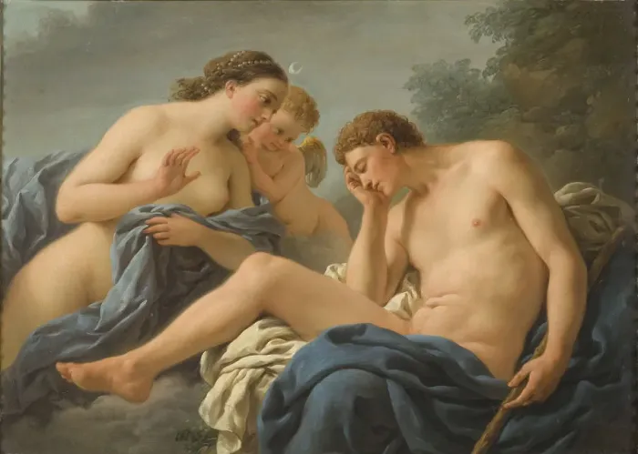 Framed Print : Diana and Endymion, 1768 Framed Print : Diana and Endymion, 1768