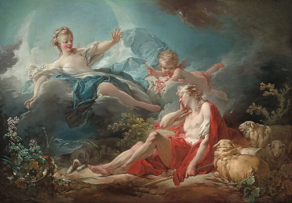 Diana and Endymion, c. 1753  /  1756. Creator: Jean-Honore Fragonard