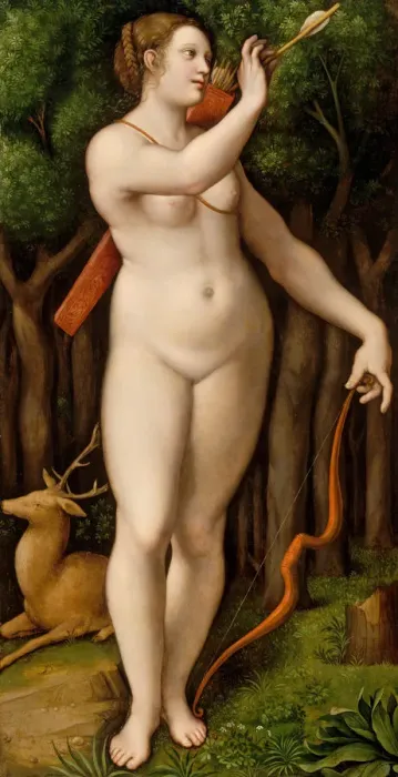 Framed Print : Diana the Huntress. Creator: Giovanni Pietro Rizzoli Framed Print : Diana the Huntress. Creator: Giovanni Pietro Rizzoli