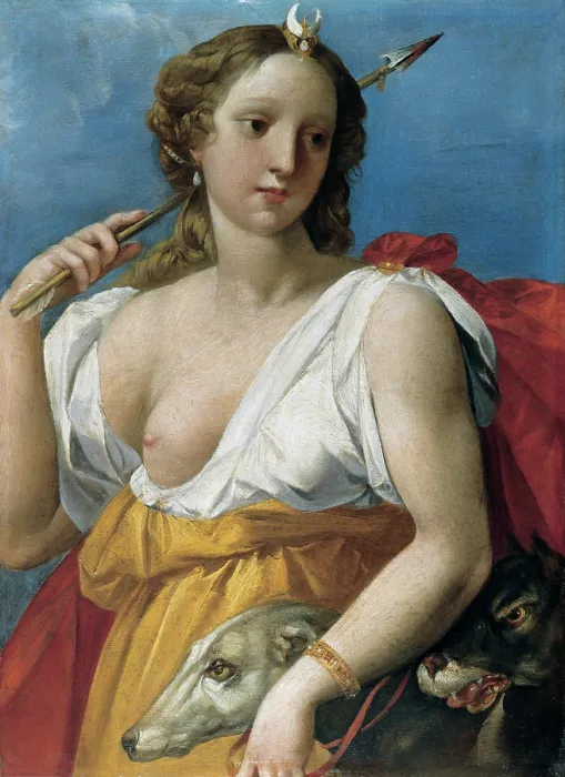 Framed Print : Diane the Huntress, c1602. Creator: Cesari, Giuseppe (1568-1640) Framed Print : Diane the Huntress, c1602. Creator: Cesari, Giuseppe (1568-1640)
