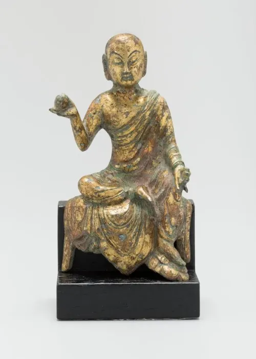 Framed Print : Dicang (Khsitigarbha), or He Who Encompasses the Earth, Seated Framed Print : Dicang (Khsitigarbha), or He Who Encompasses the Earth, Seated