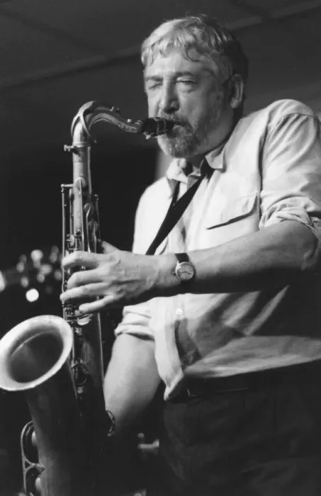 Framed Print : Dick Morrissey, Soho Jazz Festival, London, 1992. Creator: Brian Foskett