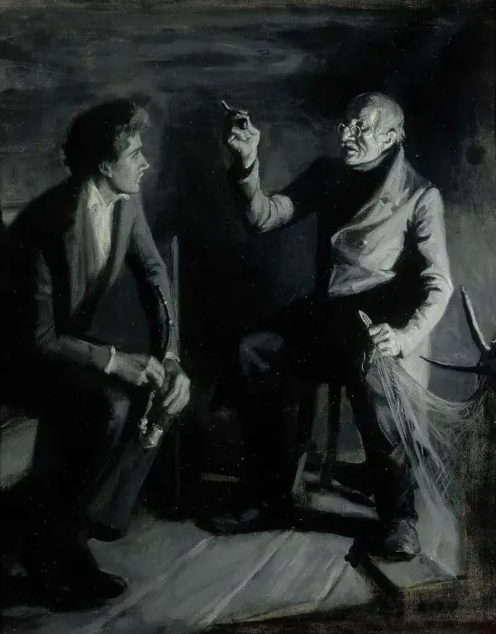 Framed Print : Dictate he begins of Duncker... illustration for Vänrikki Stool's stories, 1898-1900. Creator: Albert Edelfelt Framed Print : Dictate he begins of Duncker... illustration for Vänrikki Stool's stories, 1898-1900. Creator: Albert Edelfelt