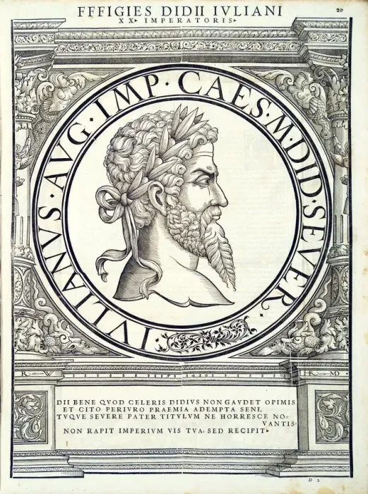 Framed Print : Didius Julianus (133 - 193), 1559 Framed Print : Didius Julianus (133 - 193), 1559