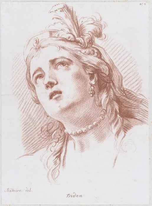 Framed Print : Dido, mid to late 18th century. Creator: Louis Marin Bonnet Framed Print : Dido, mid to late 18th century. Creator: Louis Marin Bonnet
