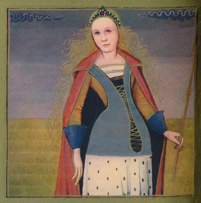 Framed Print : Didon - Reine De Carthage, 1403, (1939). Artist: Master of Berrys Cleres Femmes