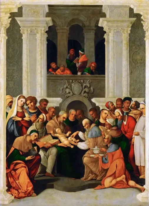 Framed Print : Die Beschneidung Christi Framed Print : Die Beschneidung Christi