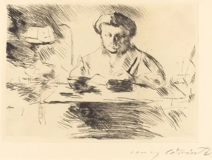 Framed Print : Die Gattin (Wife of the Artist), 1918. Creator: Lovis Corinth Framed Print : Die Gattin (Wife of the Artist), 1918. Creator: Lovis Corinth