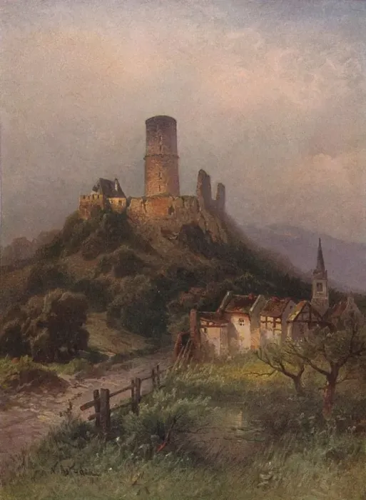Framed Print : Die Godesburg, (Godesburg Castle), 1923. Creator: Nikolai of Astudin Framed Print : Die Godesburg, (Godesburg Castle), 1923. Creator: Nikolai of Astudin