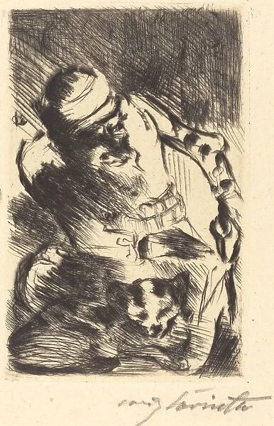 Die Katze des Propheten (The Cat of the Prophet), 1919. Creator: Lovis Corinth