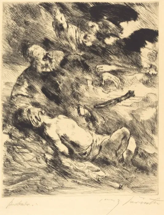 Framed Print : Die Opferung Isaacs (The Sacrifice of Isaac), 1920. Creator: Lovis Corinth Framed Print : Die Opferung Isaacs (The Sacrifice of Isaac), 1920. Creator: Lovis Corinth