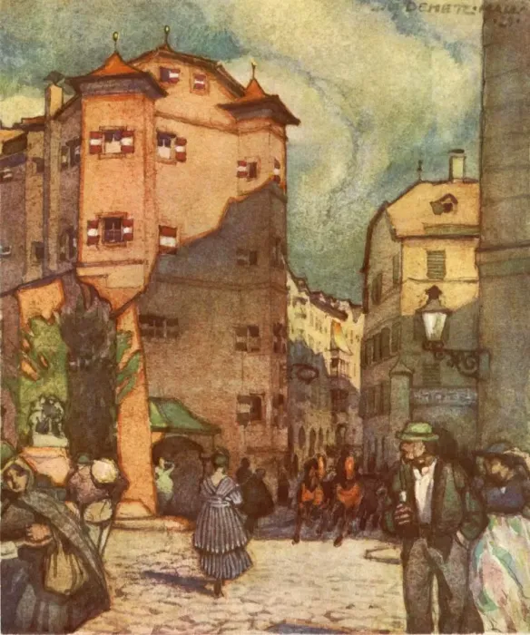 Framed Print : Die Ottoburg, (The Ottoburg), c1929. Creator: Unknown Framed Print : Die Ottoburg, (The Ottoburg), c1929. Creator: Unknown