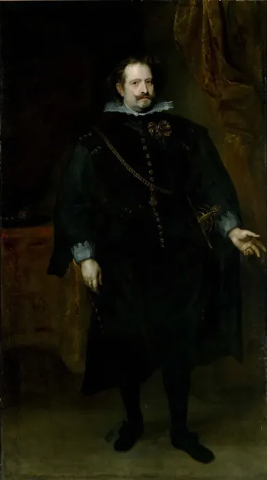 Framed Print : Diego Felipe de Guzman, Marquis of Leganes, ca 1634. Artist: Dyck, Sir Anthonis, van (1599-1641) Framed Print : Diego Felipe de Guzman, Marquis of Leganes, ca 1634. Artist: Dyck, Sir Anthonis, van (1599-1641)