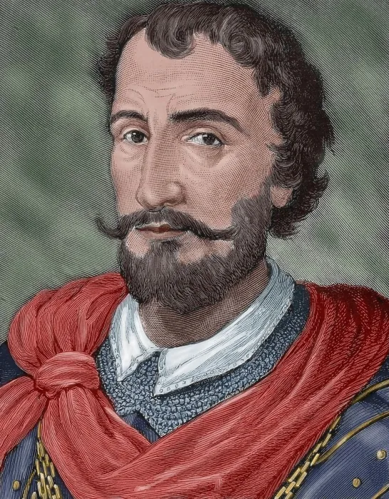 Framed Print : Diego Hurtado de Mendoza, (19th century). Creator: Unknown Framed Print : Diego Hurtado de Mendoza, (19th century). Creator: Unknown